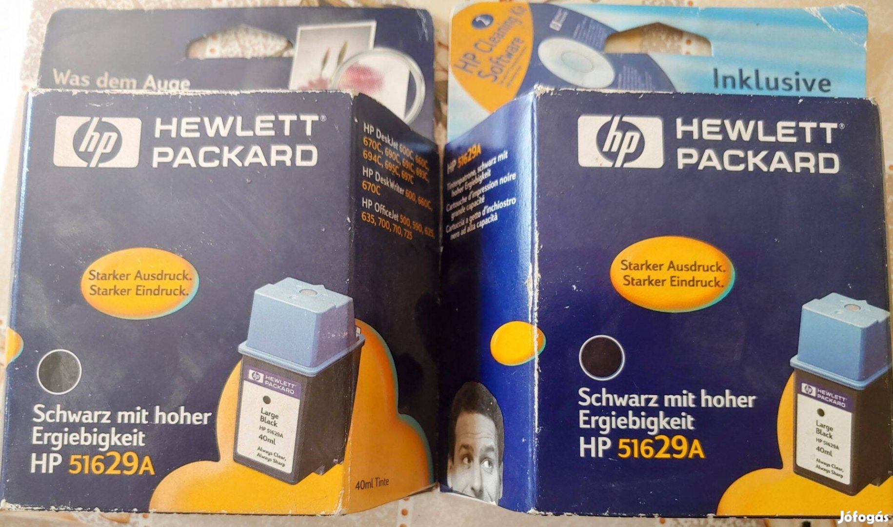 HP 51629A fekete tintapatron 2db