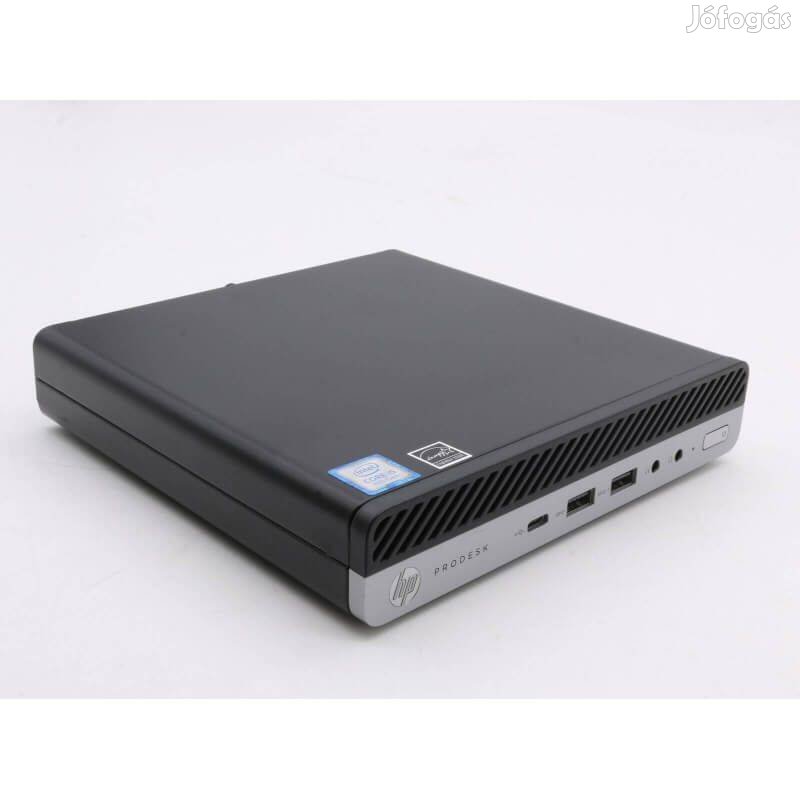 HP 600 G4 Mini 8GEN I3 8100 PC 4X3.7Ghz 8Gb 256Gb SSD WIFI BT 1Év Gar!