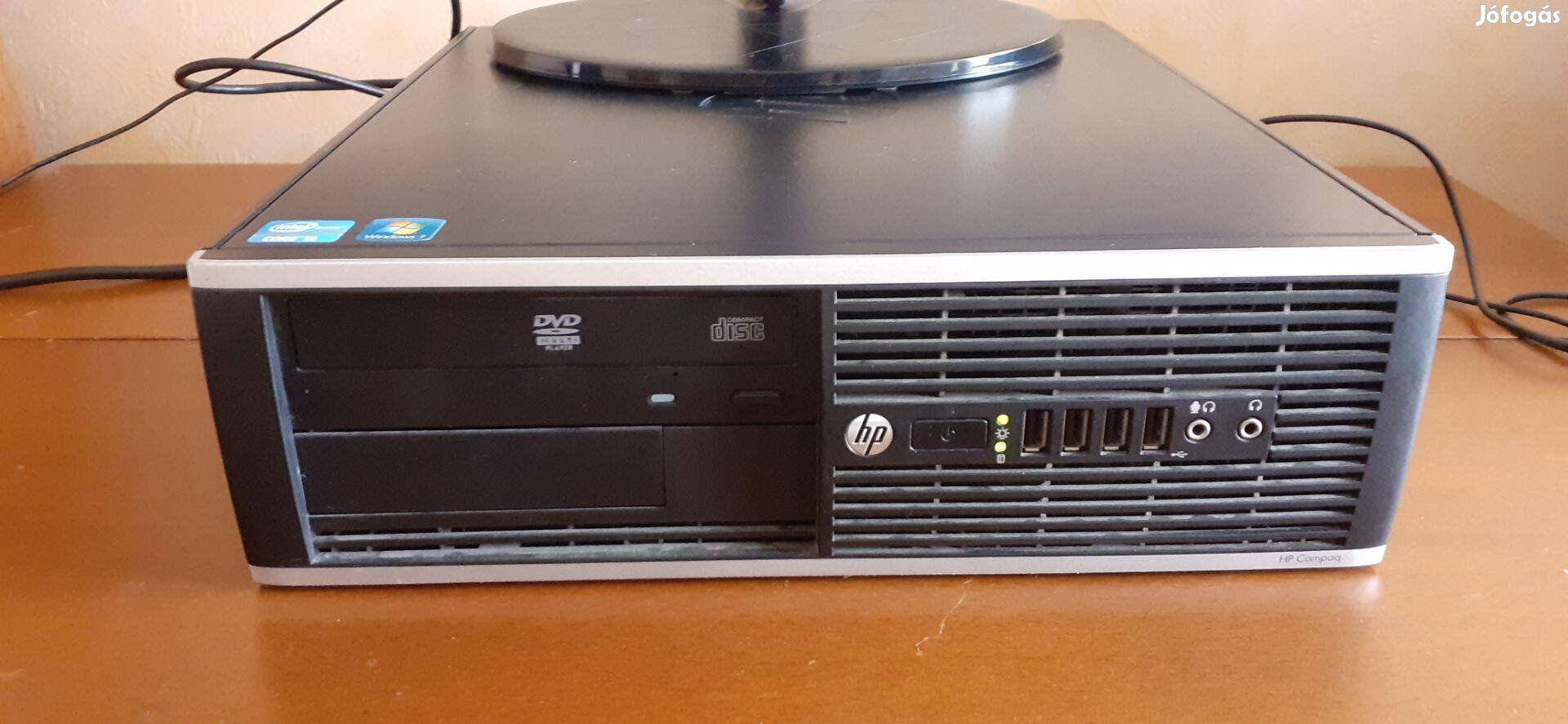 HP 6200 Pro Sff asztali pc monitorral