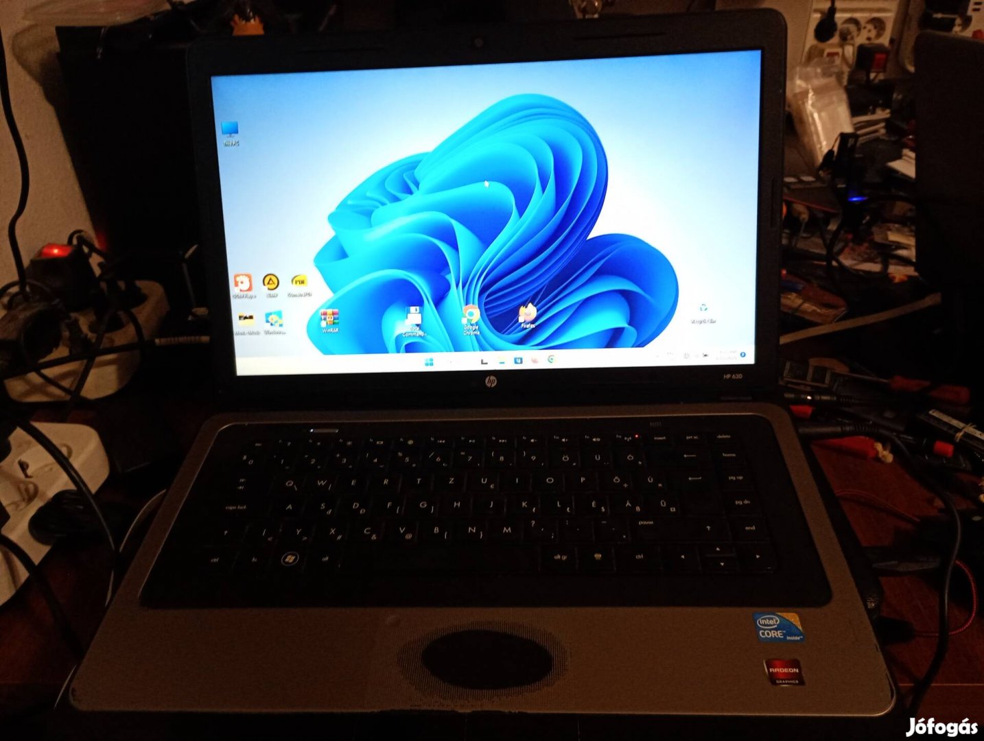 HP 630 notebook i3 proci 3GB ram 128 GB SSD most alkalmiba 