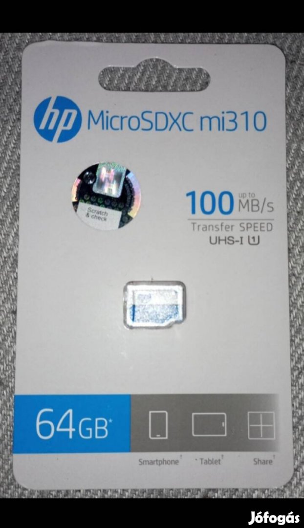 HP 64 GB micro sd kártya