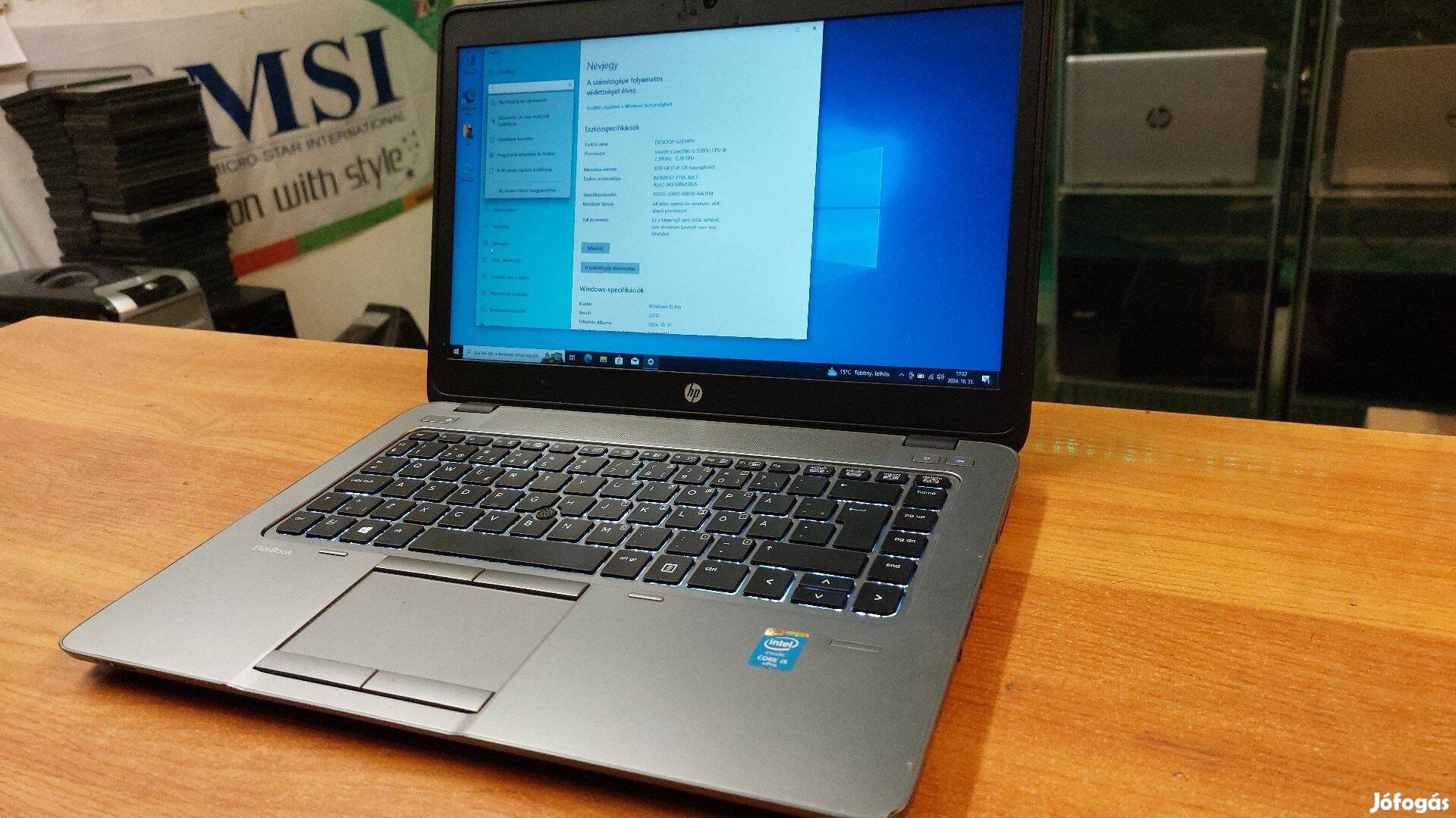 HP 840 G2 (HD, 8 GB , 256 SSD i5 5th) laptop leárazás!!