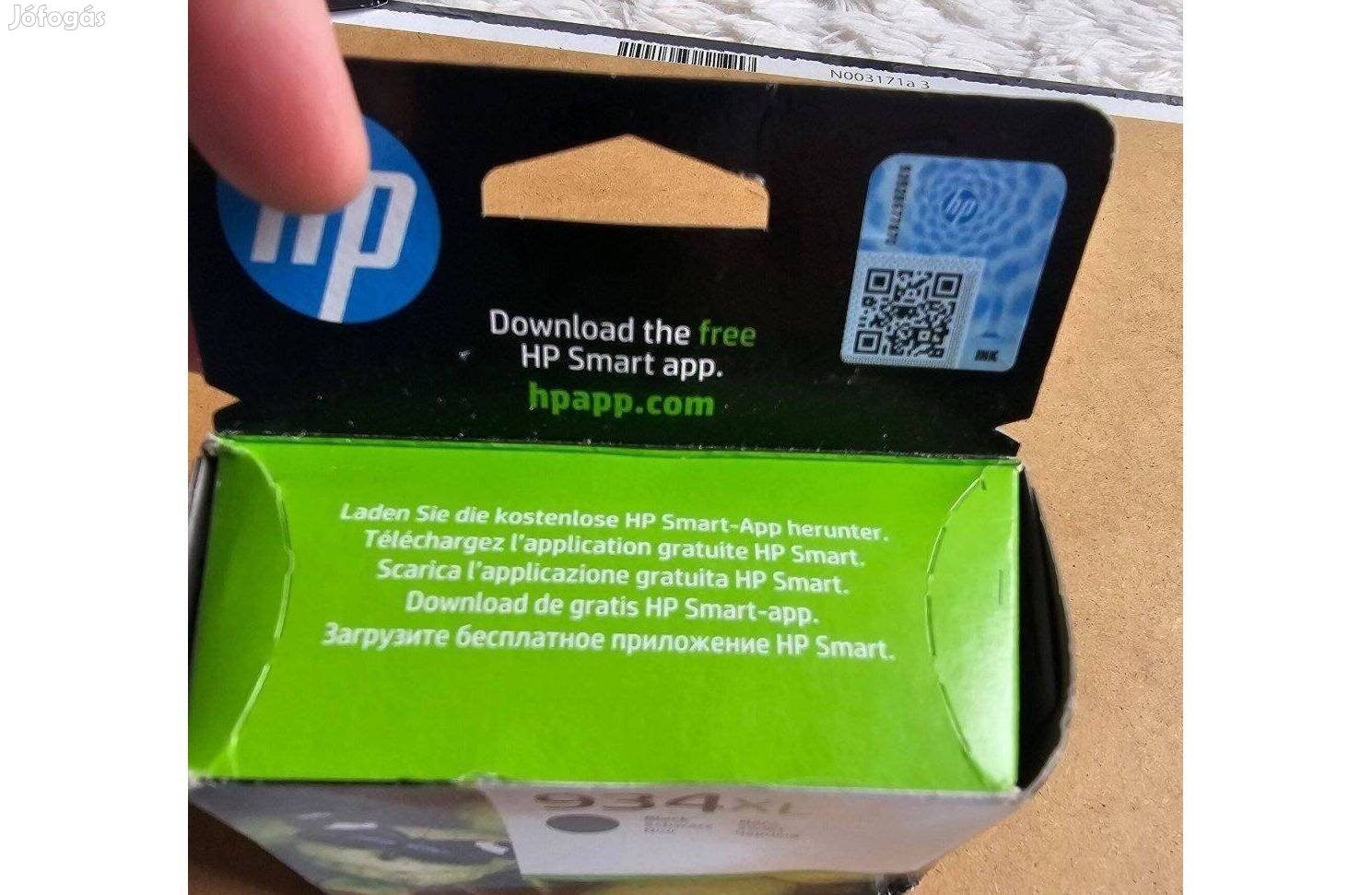 HP C2P23AE No.934XL fekete eredeti tintapatron új lejárat a képen