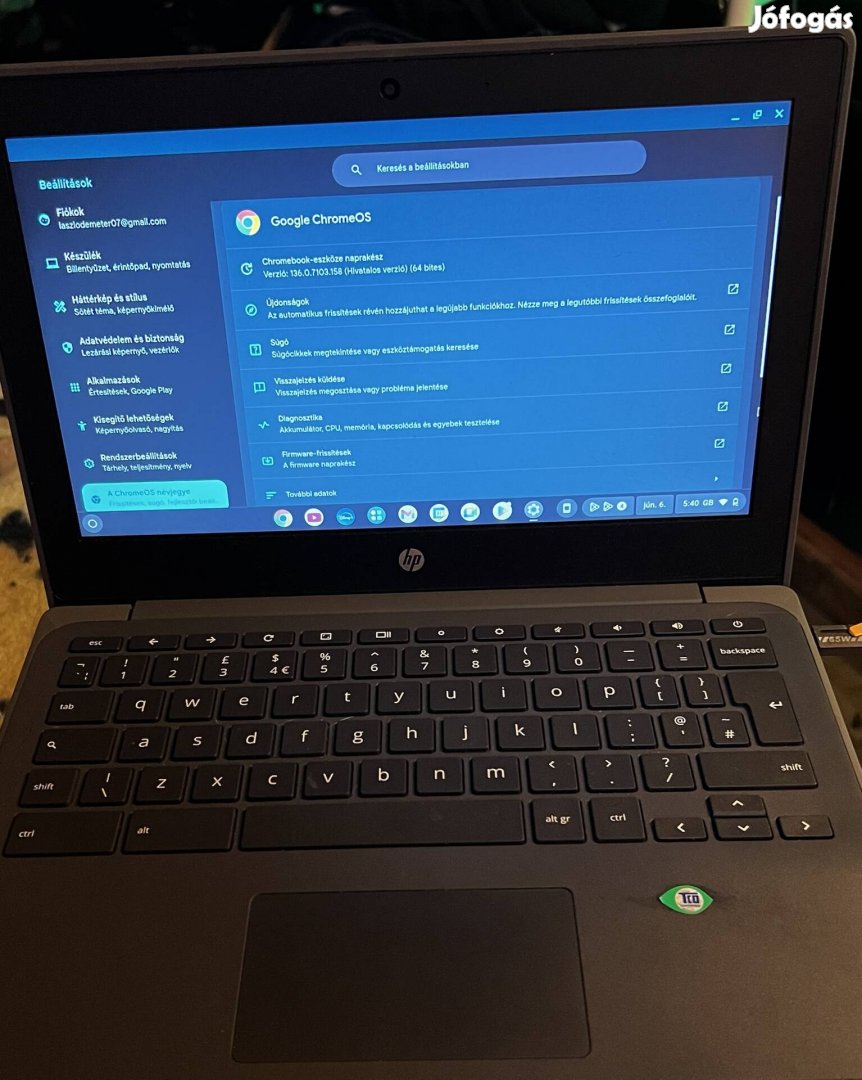 HP Chrombook