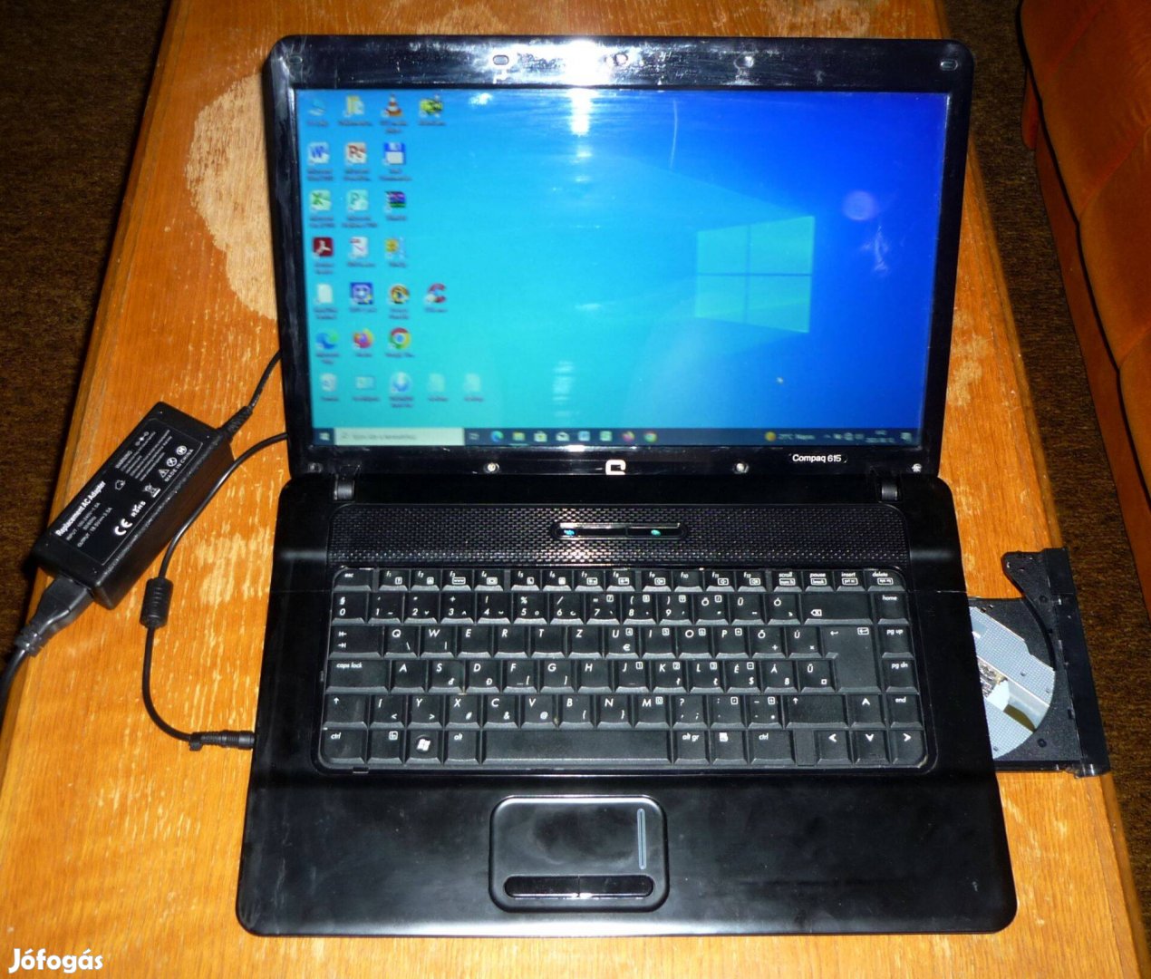 HP Compaq 615 (QL-66-4GB-160GB) újszerű, jól működik, 1,5 órás akkuval