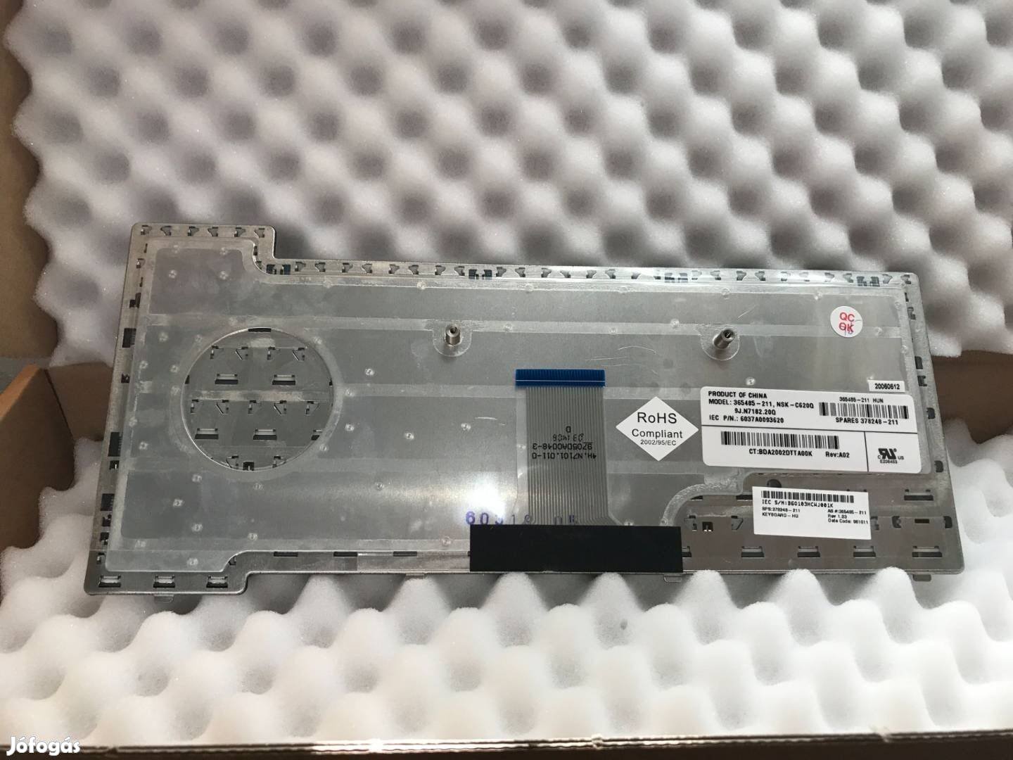 HP Compaq NX6110 NX6120 magyar billentyűzet 378248-211 gyári új