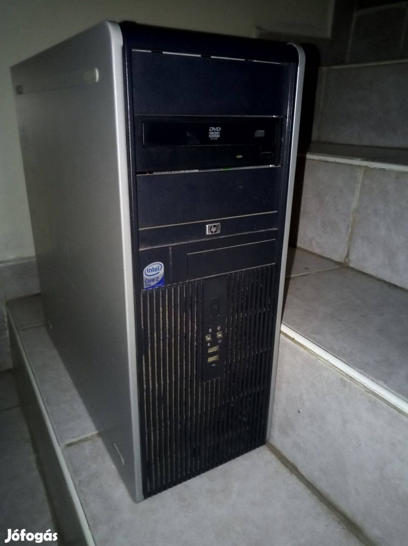 HP Compaq dc7800 Intel Core 2 Duo 4GB DDR2 RAM, 260GB HDD működő