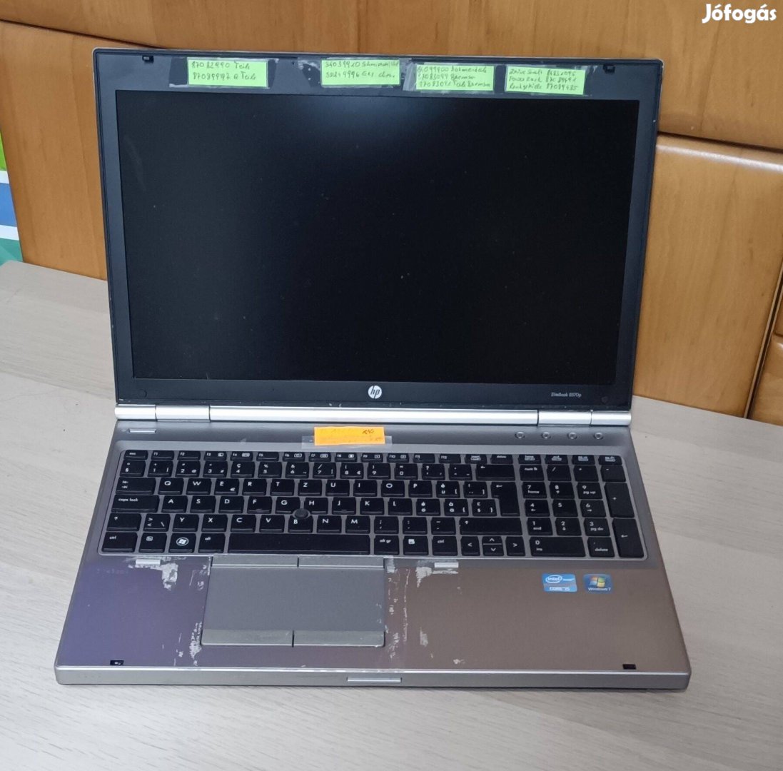 HP Elitbook -i5-ös /8570P/15,6"-os laptop