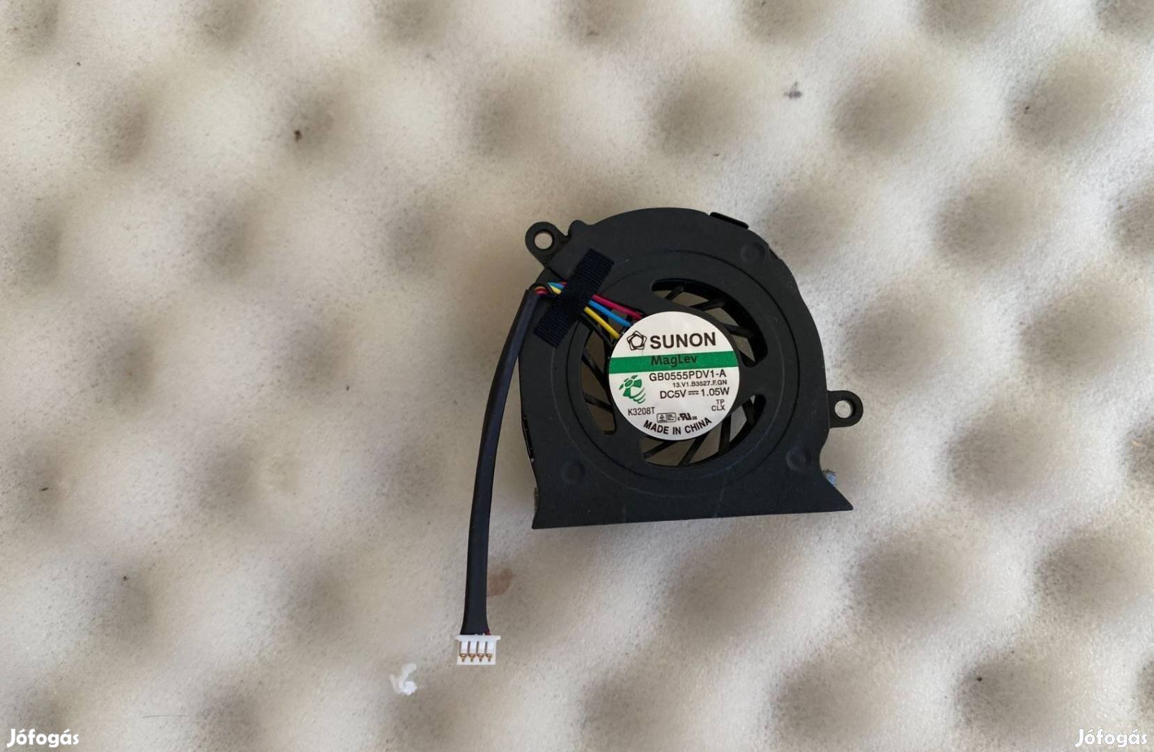 HP Elitebook 2530P ventilátor fan gyári új GB0555PDV1 492568-001
