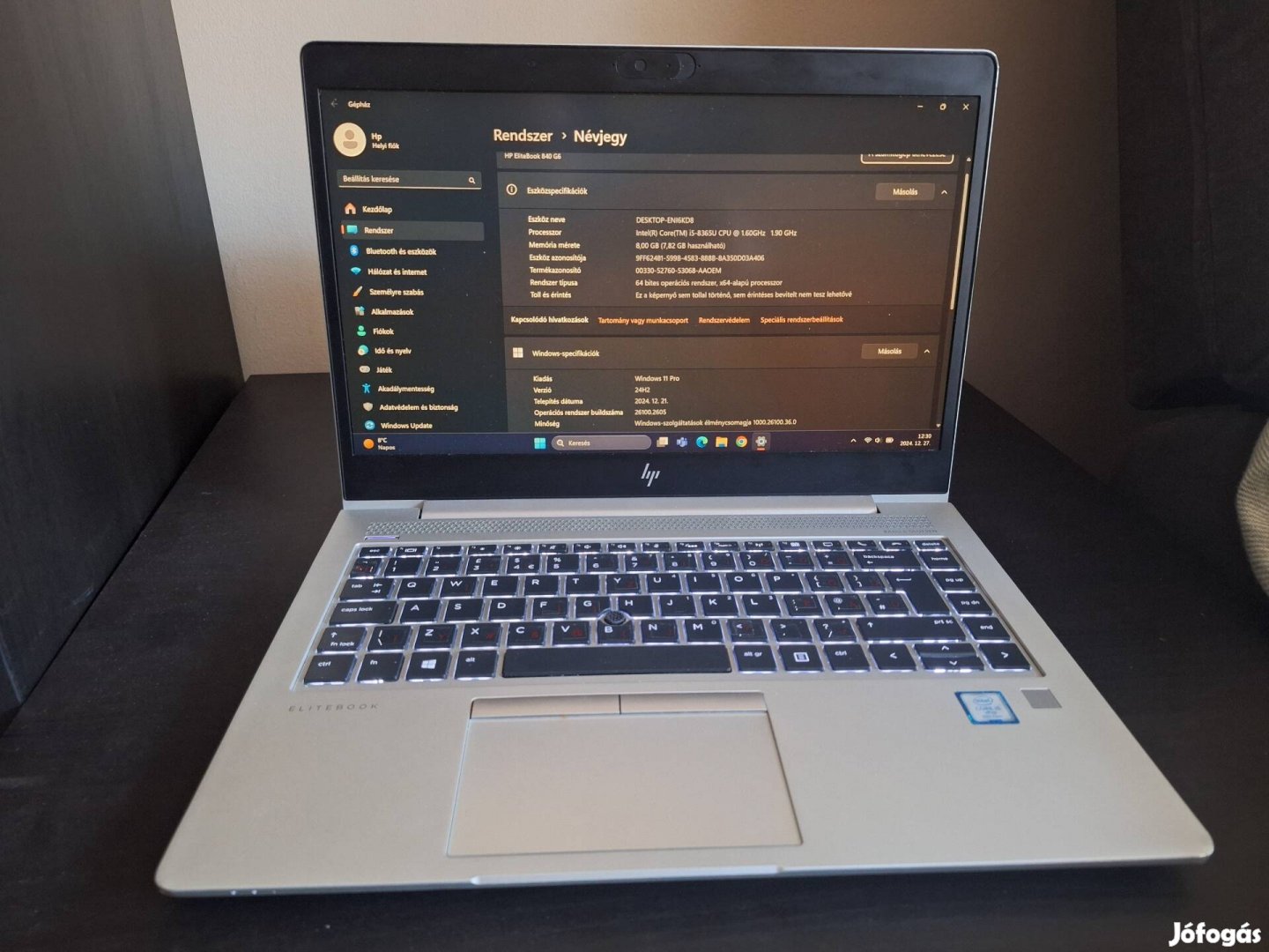 HP Elitebook 840 G6 laptop