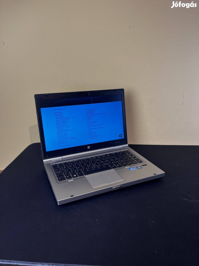HP Elitebook 8470p i5 - működik, kijelző hibás, HDD nélkül