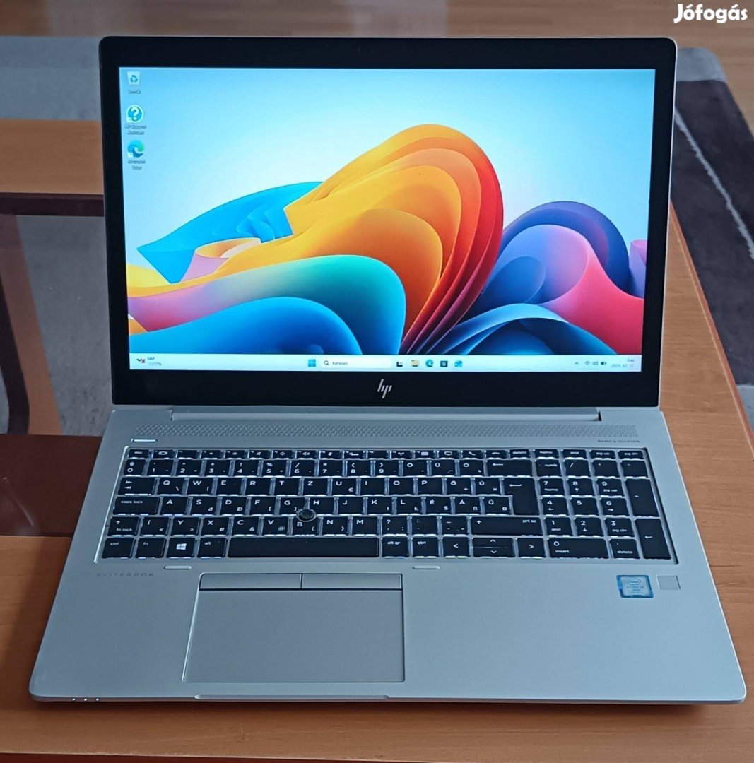 HP Elitebook 850 G5 gyors,fémházas üzleti laptop,minden