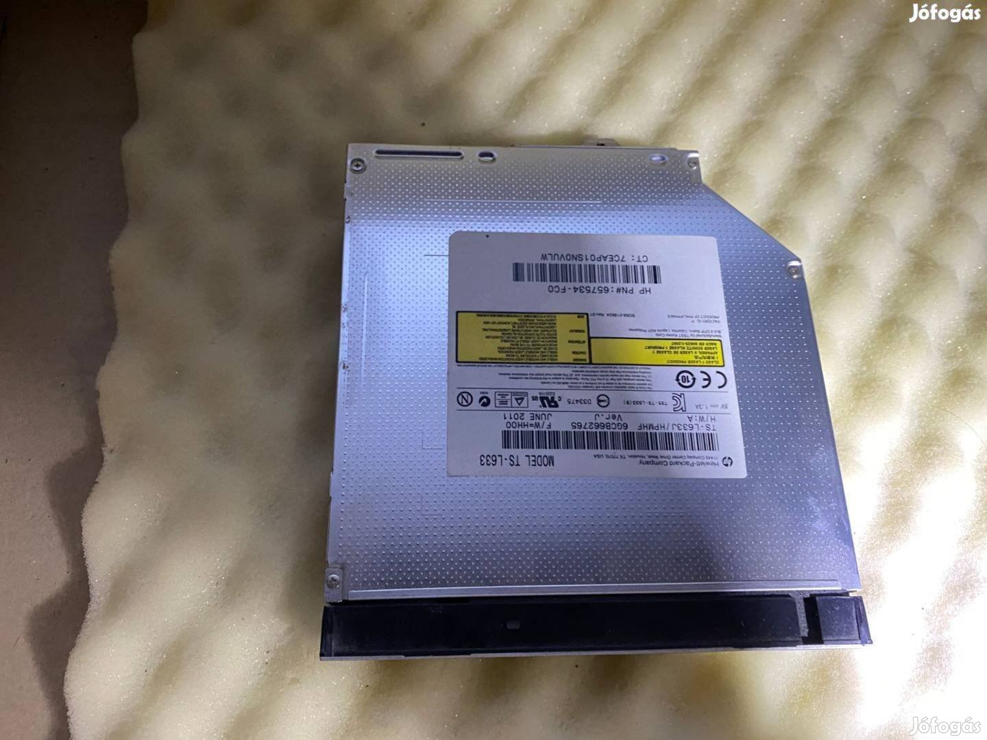 HP Elitebook 8560P DVD meghajtó 8560P DVD RW 8560P bontás 657534-FC0