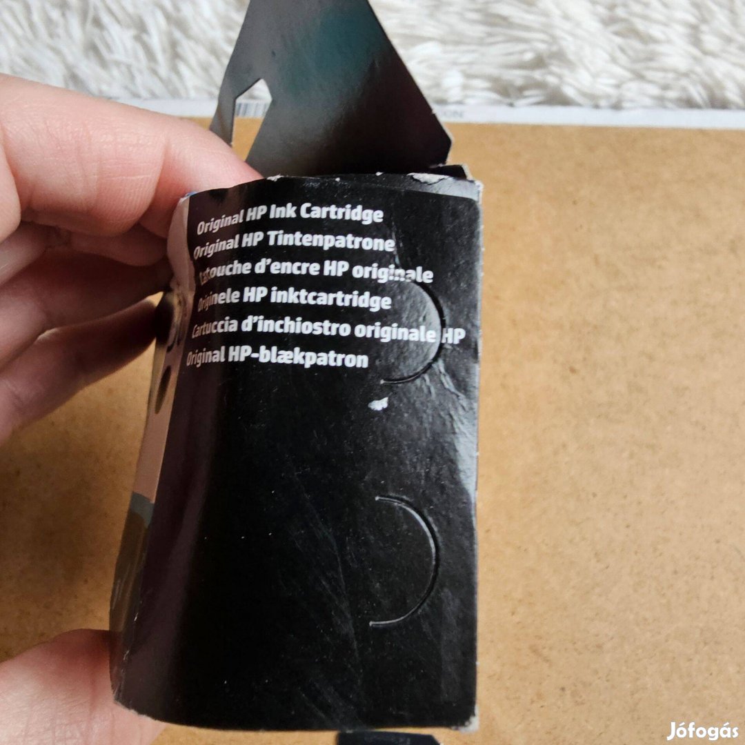 HP F6U66AE No.302 fekete eredeti tintapatron lejárat a képen