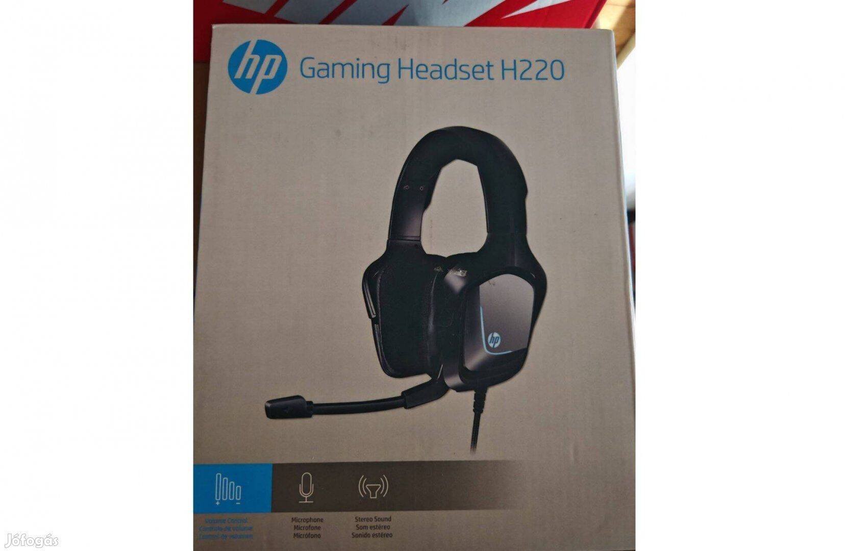 HP Gamer H220 fejhallagató. Szinte új