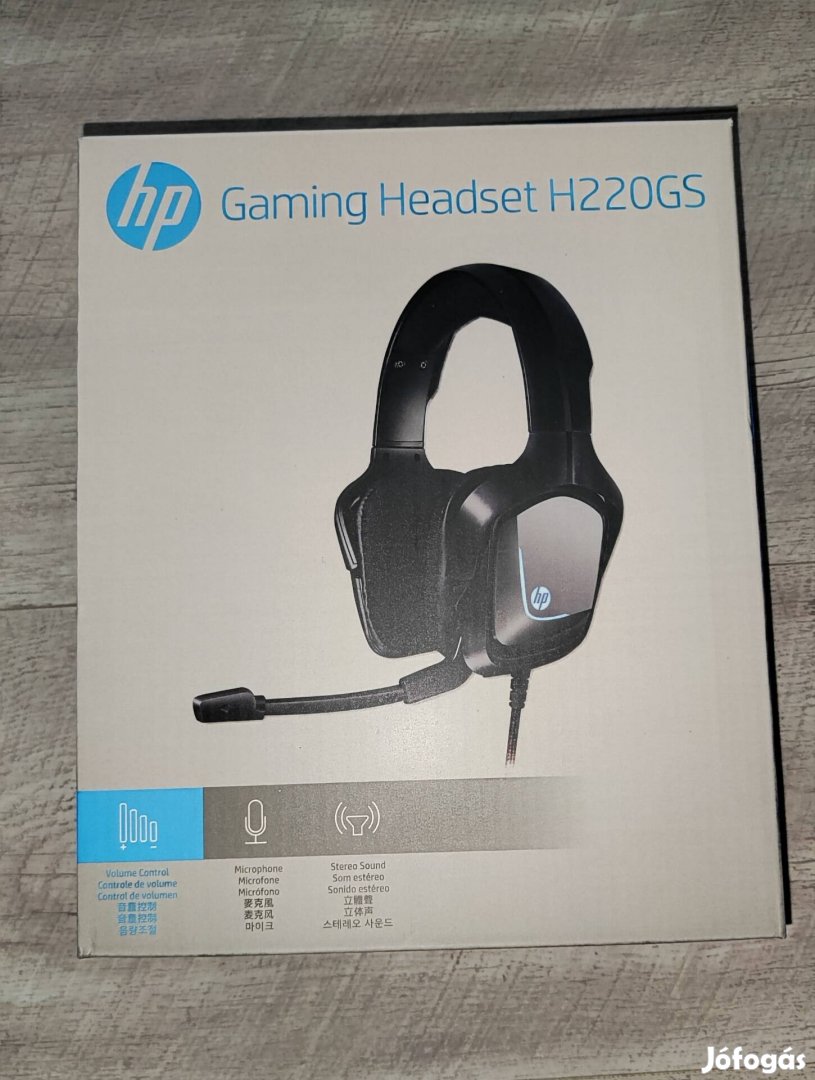 HP Gaming Headset H220GS, zsír új