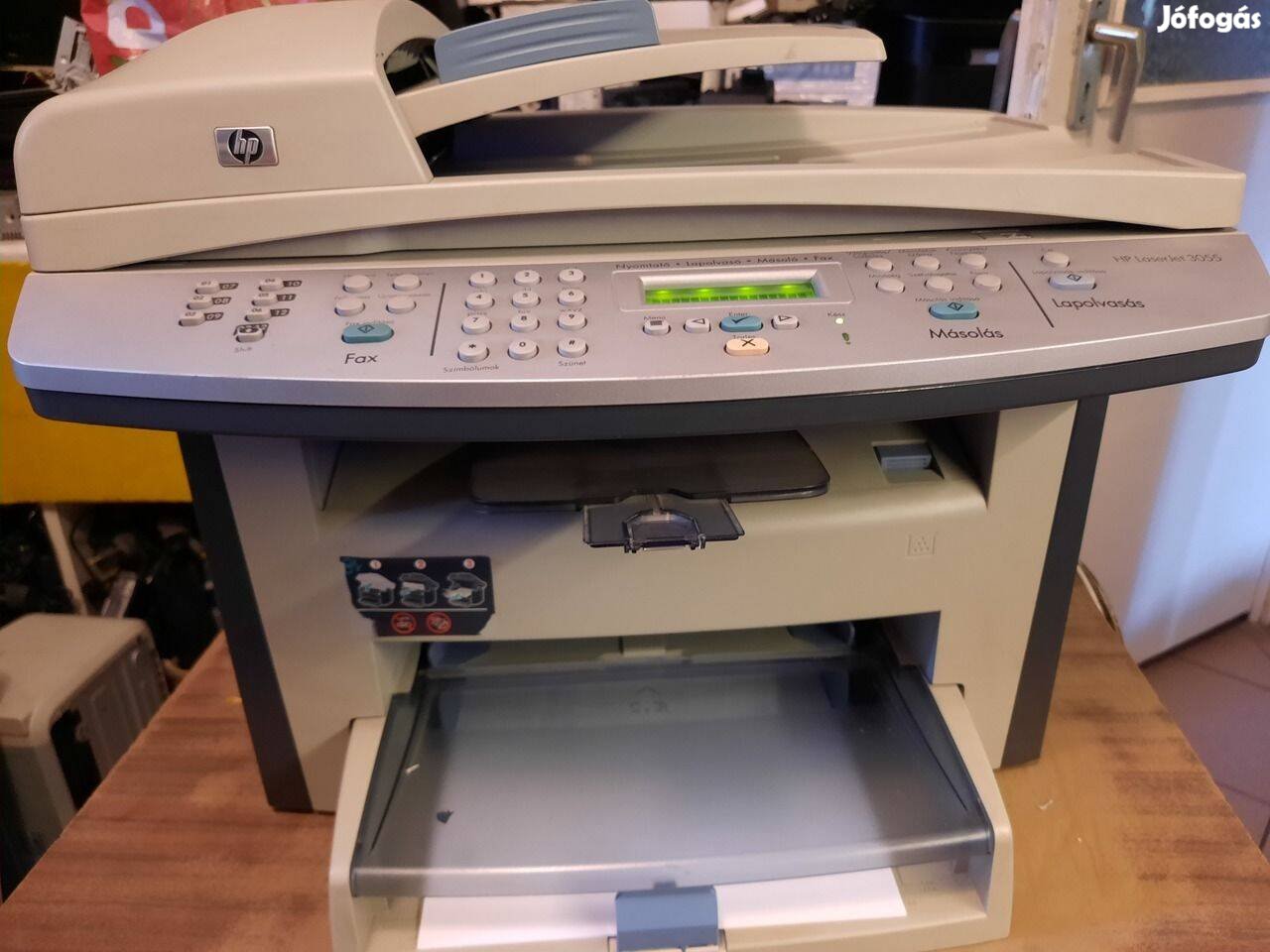 HP LJ 3055 hálózatos fekete - fehér lézer nyomtató - másoló - szkenne