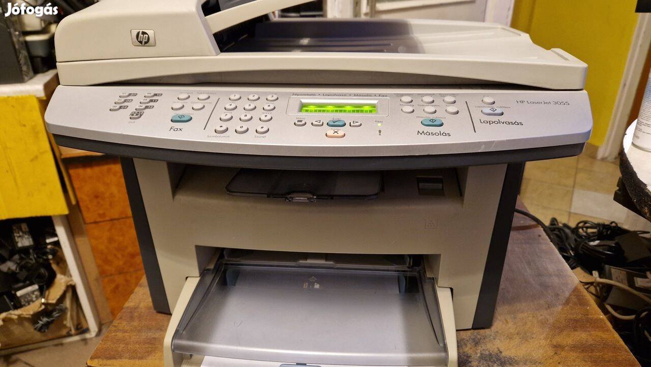 HP LJ 3055 hálózatos fekete - fehér lézer nyomtató - másoló