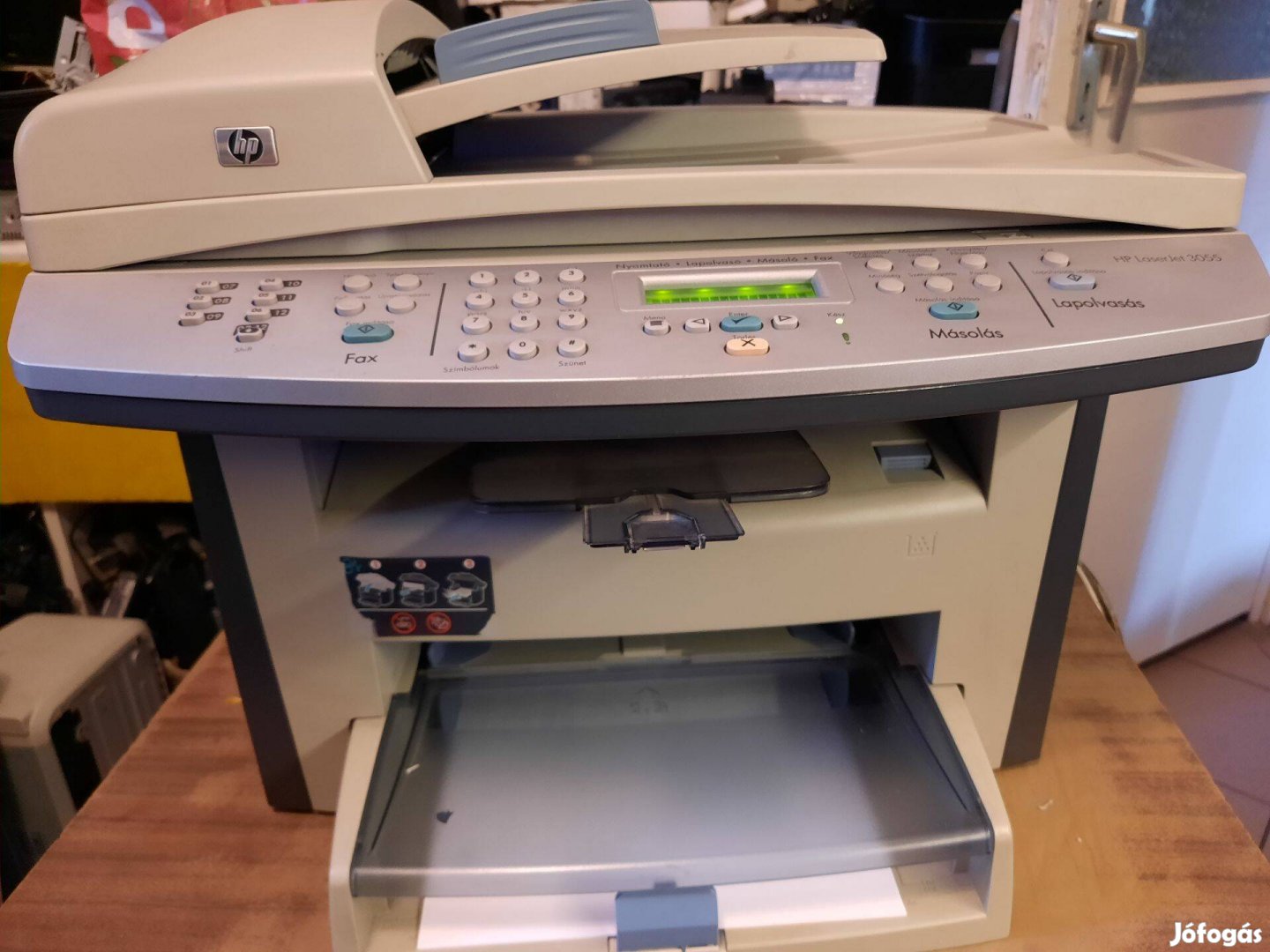 HP LJ 3055 hálózatos fekete - fehér lézer nyomtató - másoló - szkenner