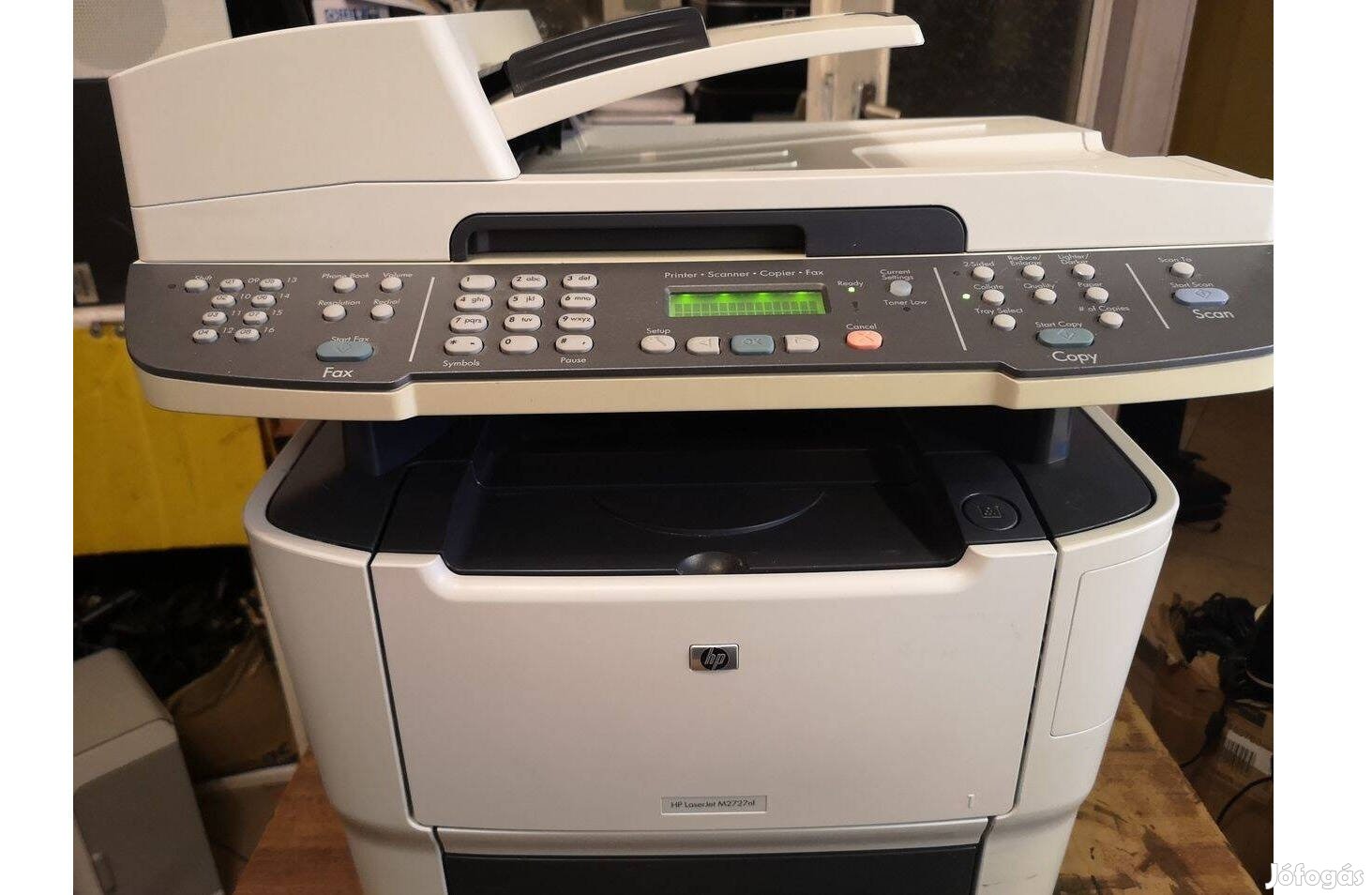 HP LJ M2727nf hálózatos Dadf mono lézer nyomtató - másoló -