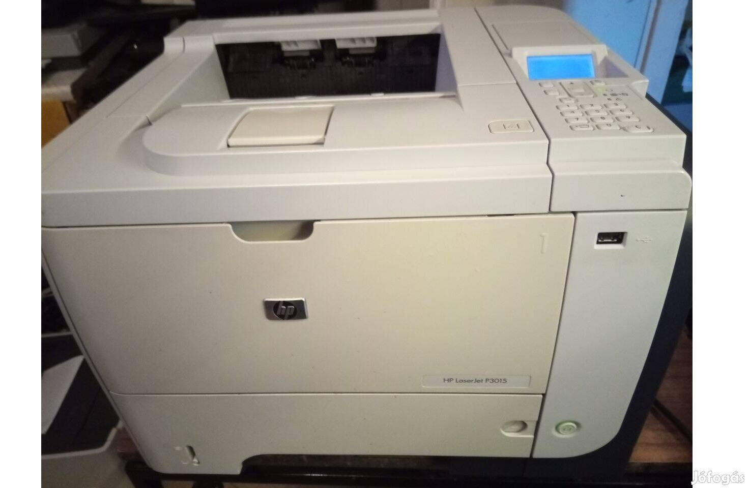 HP LJ P3015 hálózatos, duplexes fekete - fehér lézer nyomtató