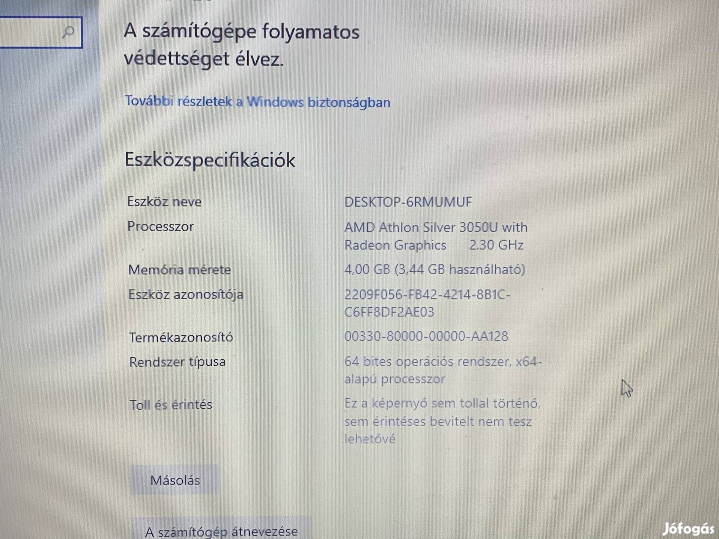 HP Laptop gyári töltővel