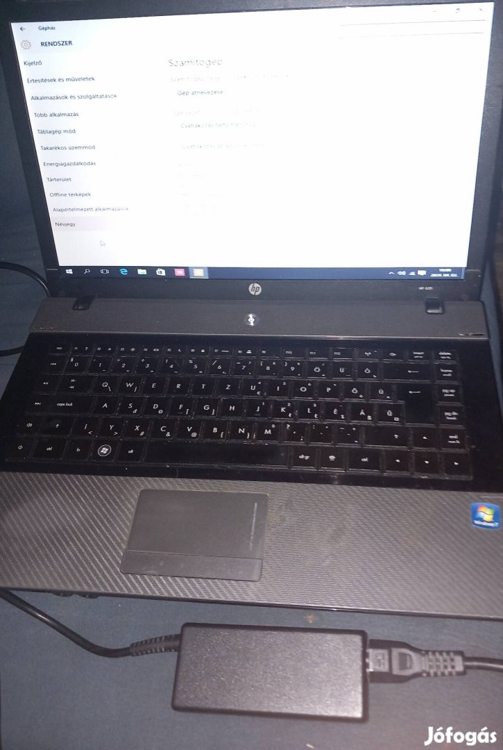 HP Laptop,töltővel.