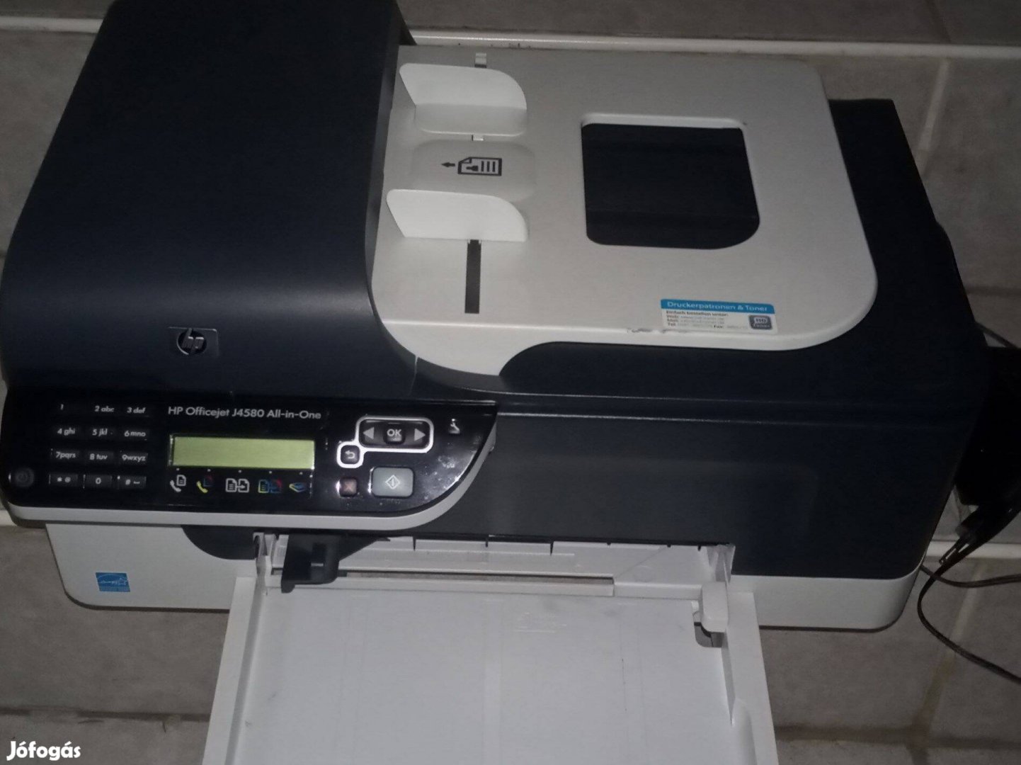 HP Officejet J4580 nyomtató tápegységgel