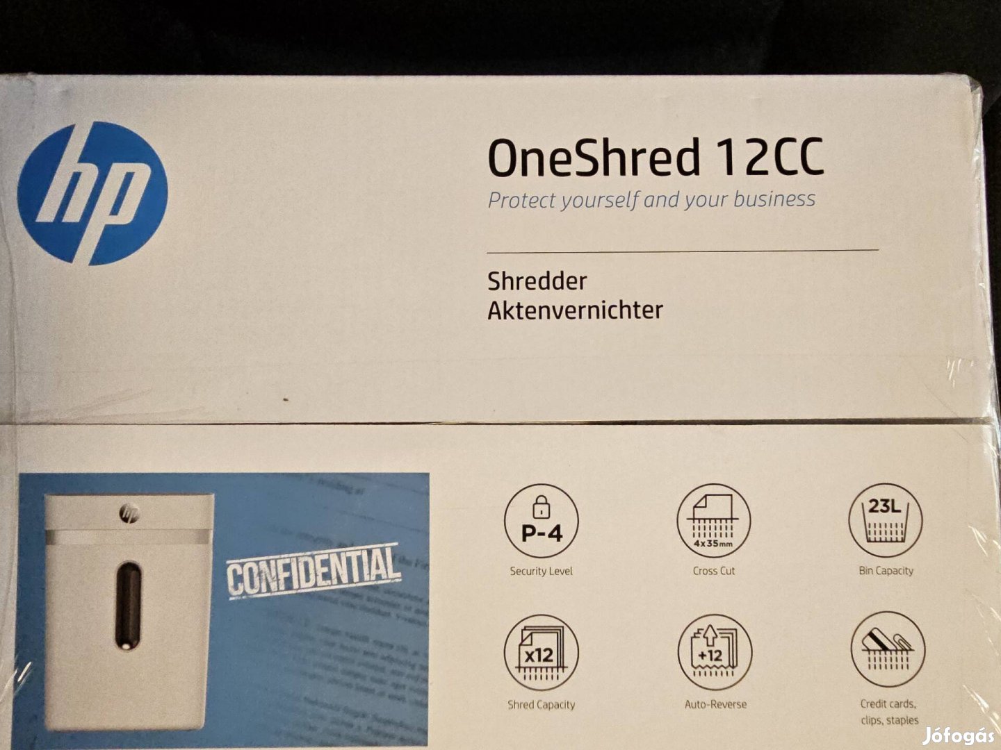 HP Oneshred 12CC iratmegsemmisítő