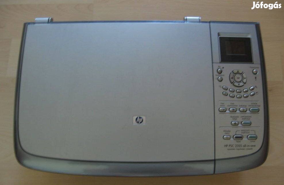 HP PSC 2355 típusú all-in-one tintasugaras-nyomtató, szkennelő, másoló