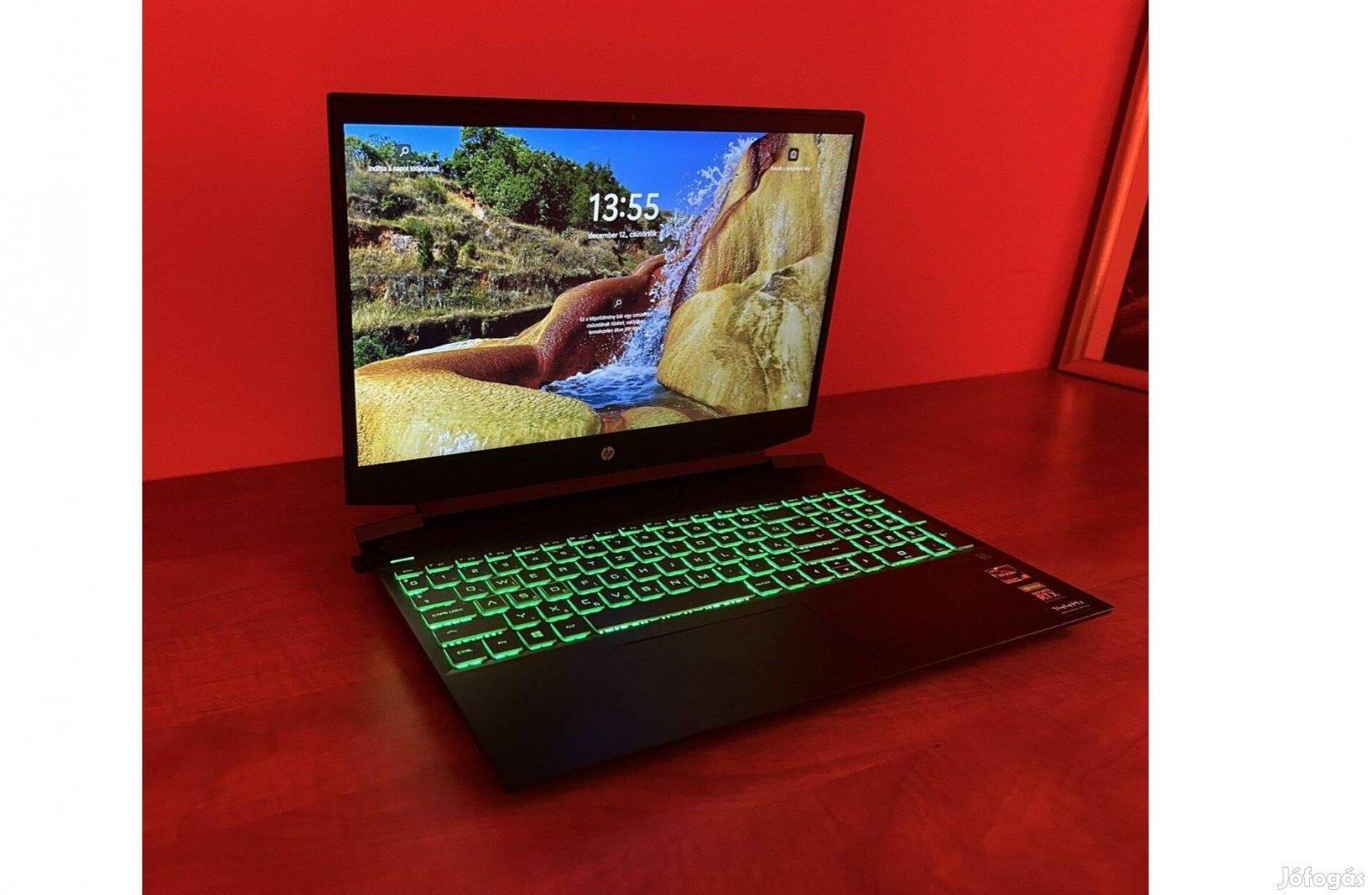 HP Pavilion 15 Gaming laptop Rtx 3050 ti - Szinte új