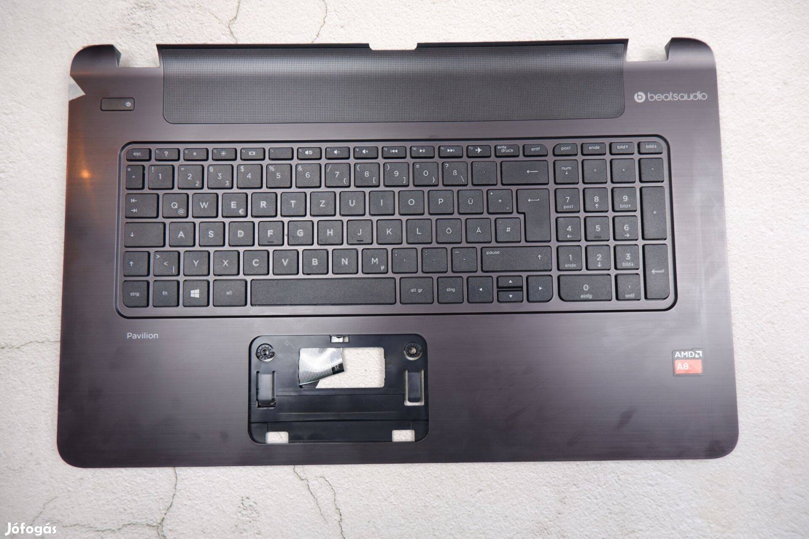 HP Pavilion 17-f laptop felső ház és billentyűzet kis hibával 765806-0