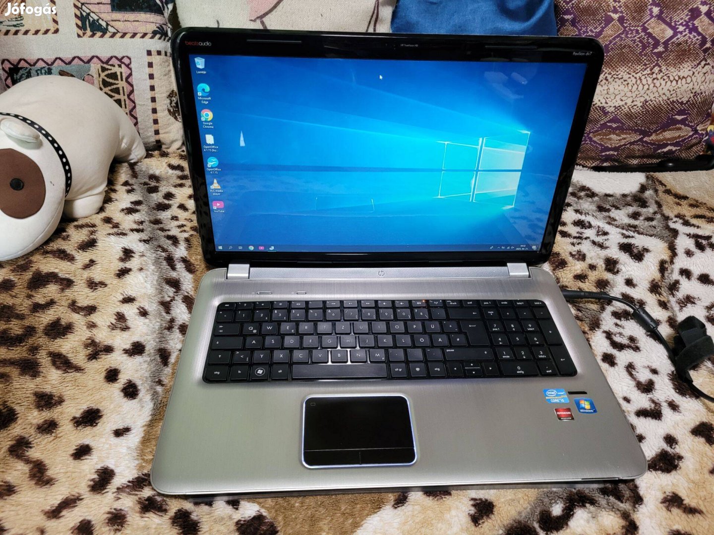 HP Pavilion DV7 Beatedition nagy laptop/17.3", i5,8GB, 500GB, blue ray