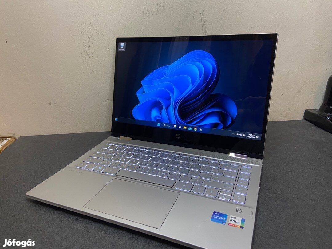 HP Pavilion x360 14-ek2747nz Convertible - Új - 14" Touch notebook