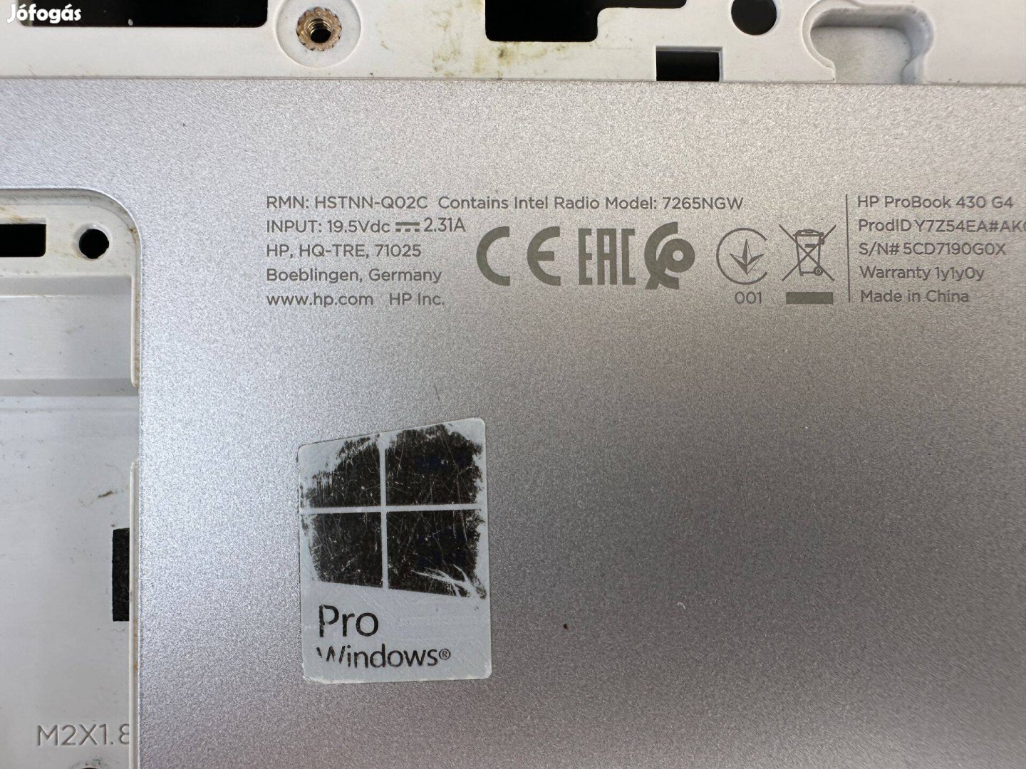 HP Probook 430 G4 bontás