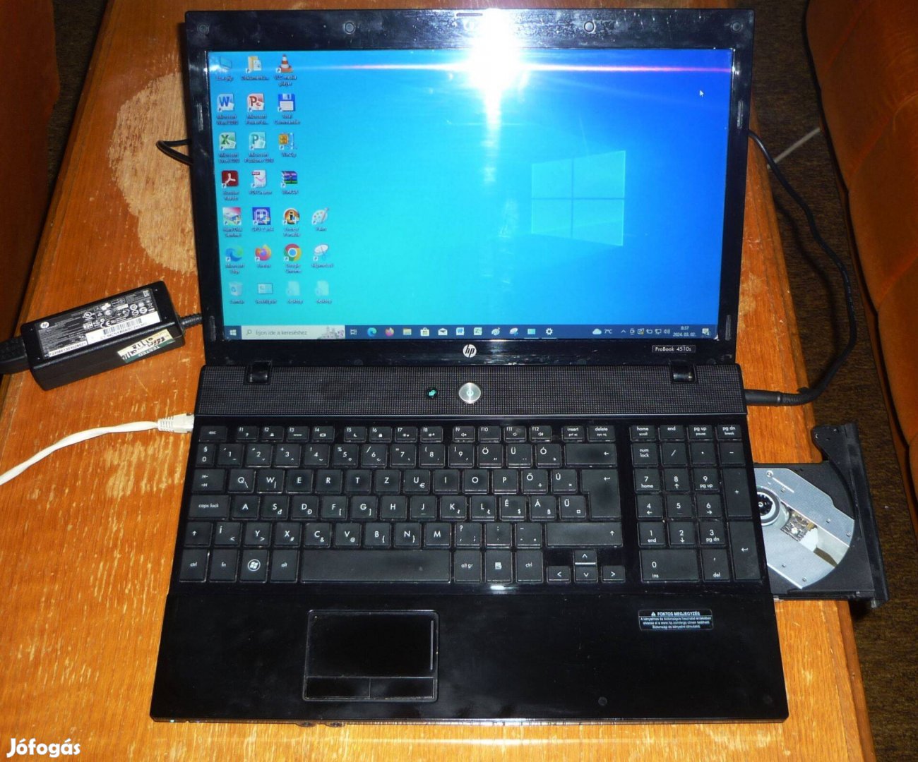 HP Probook 4510s (T5870-4GB-120GB) újszerű állapot, hibátlan működés