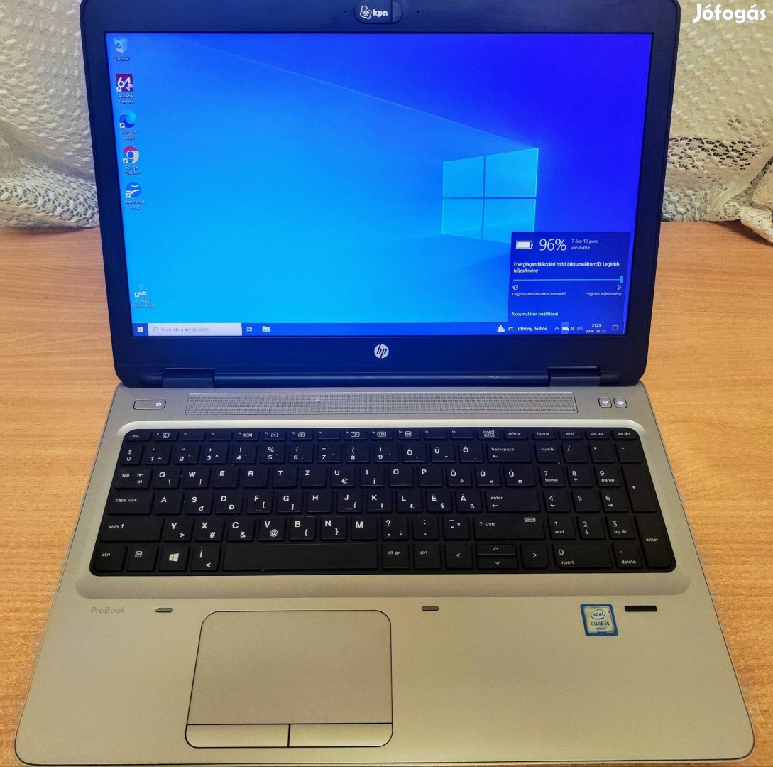 HP Probook 650 G2 üzleti laptop garanciával 
