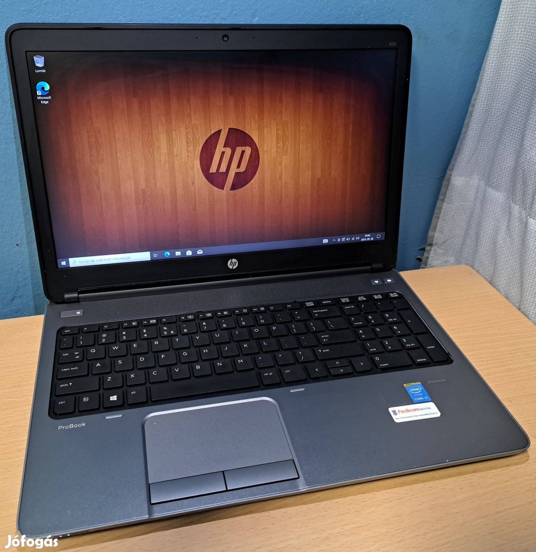 HP Probook 650 laptop (15,6FHD/I5-G4/8GB/128SSD)