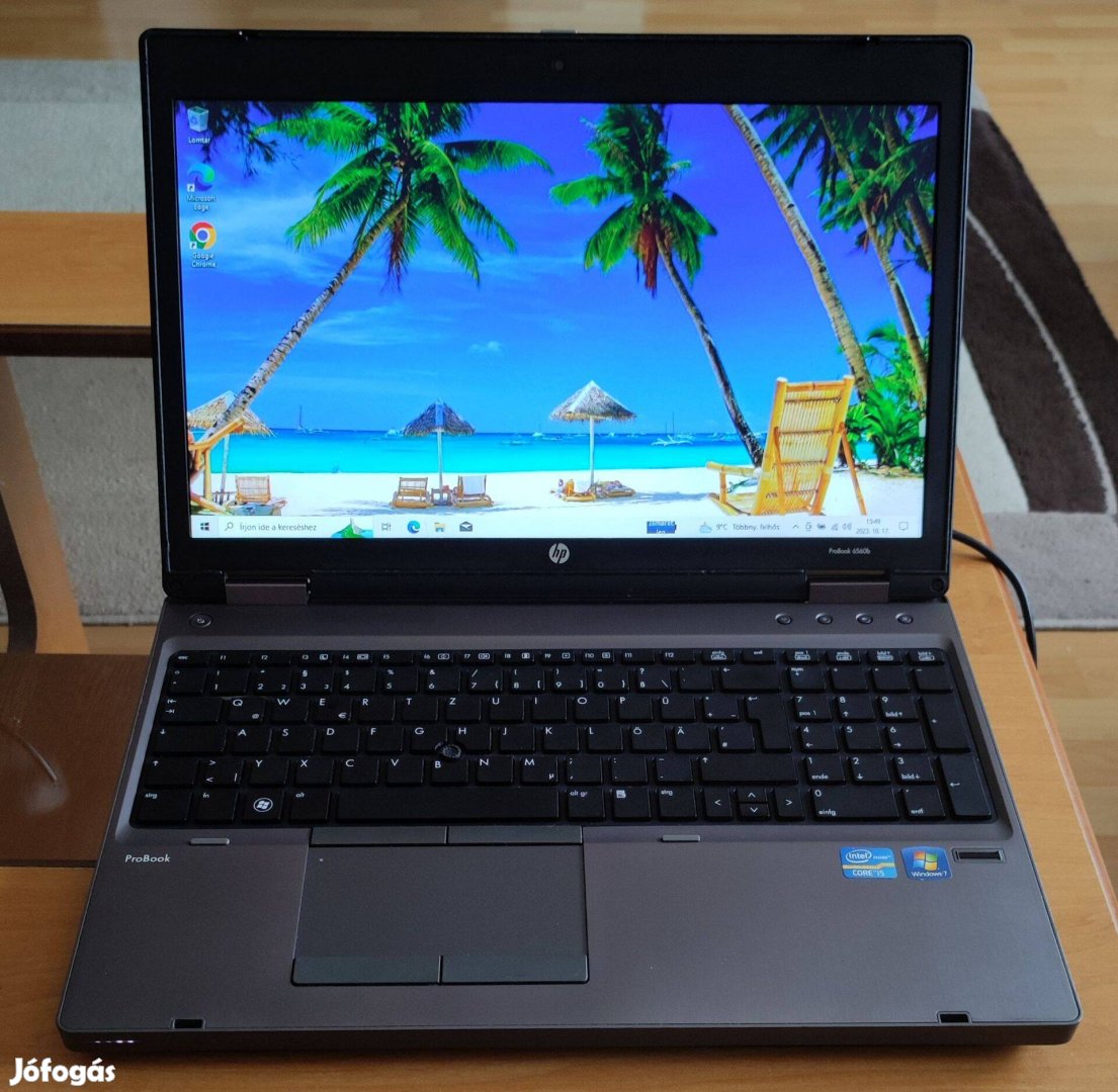 HP Probook 6570b fémházas laptop (15.6"/i5-3210M/4GB/500GB) jó aksi