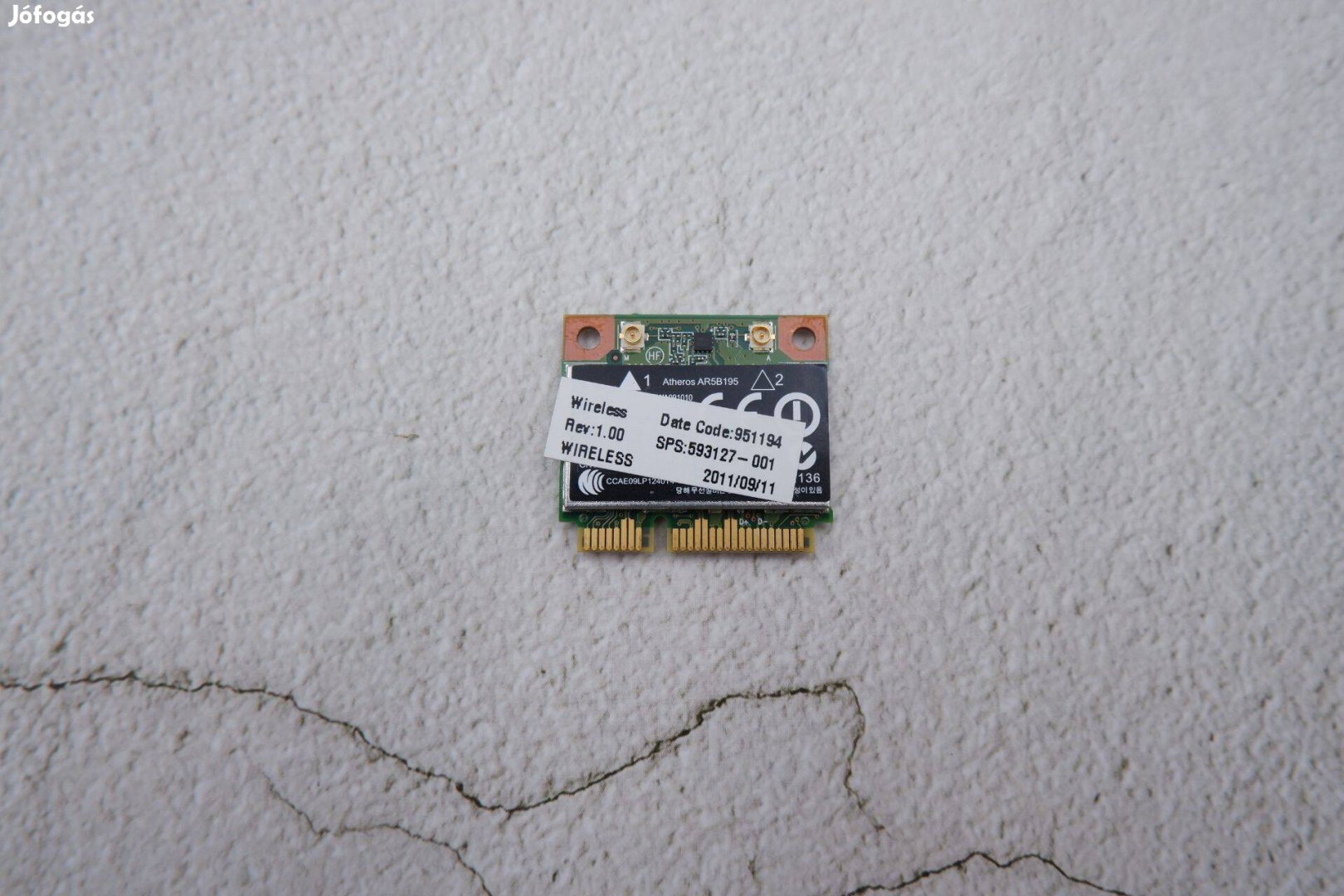 HP Probook Atheros AR5B195 Wifi kártya 593127-001