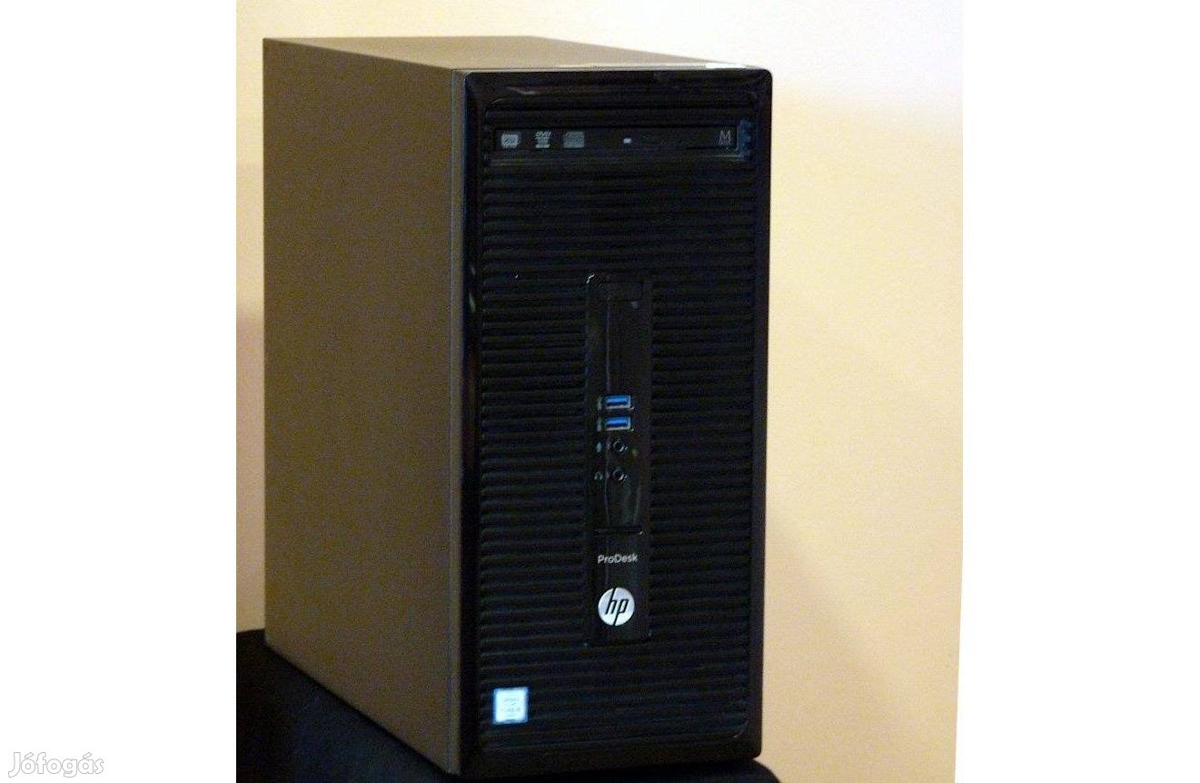 HP Prodesk 400 G3 számítógép 1 év garanciával (i5 8GB 256GB Dvdrw)