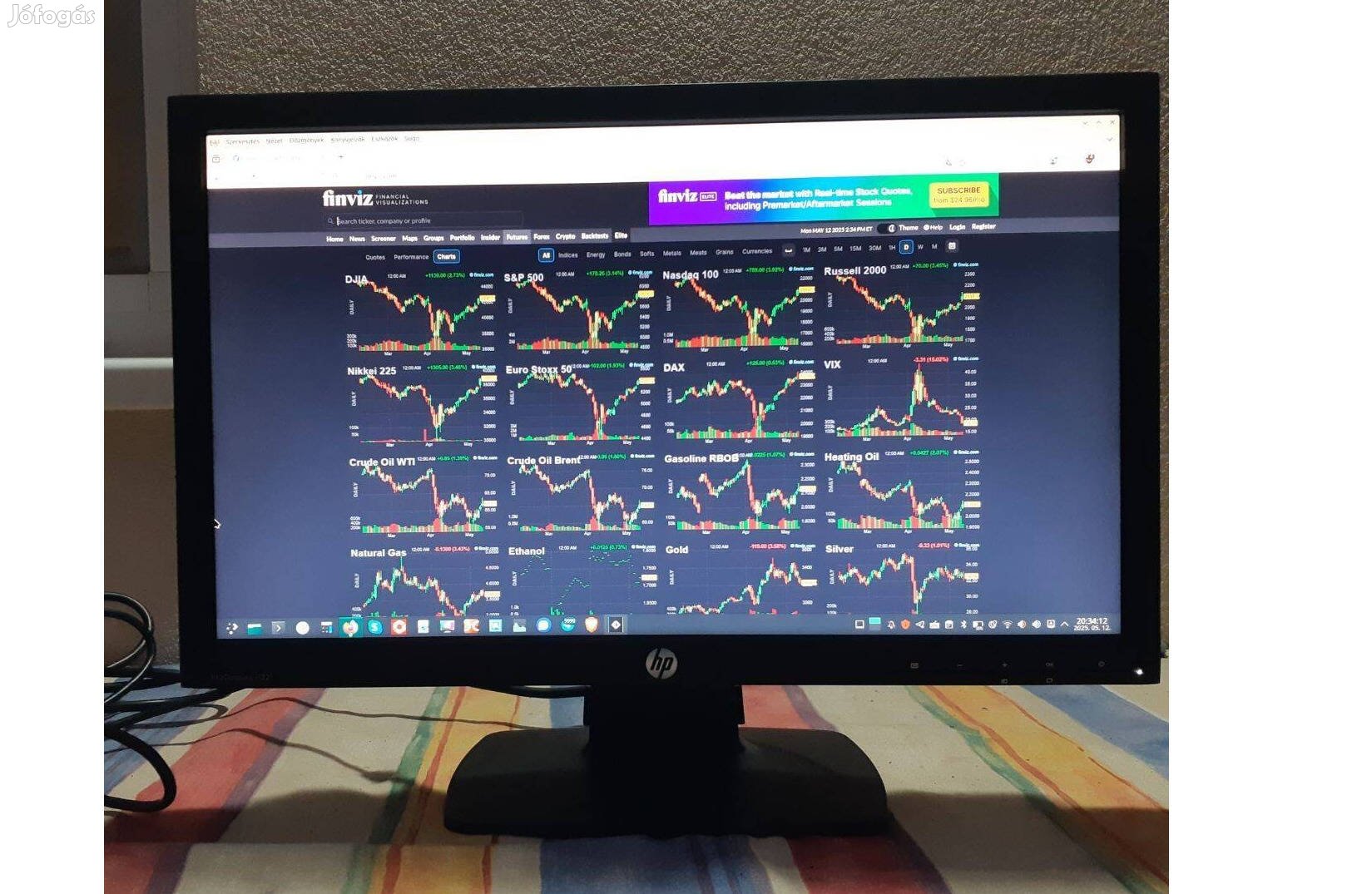 HP Prodisplay P221, 21.5-ös Monitor
