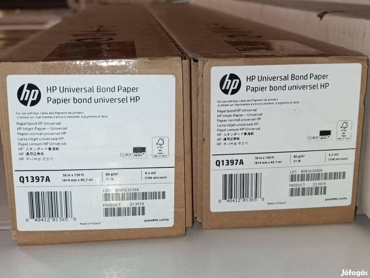 HP Professzionális Nyomtatópapír - Több Fajta (Q1397A,Q1428,Q1406A)