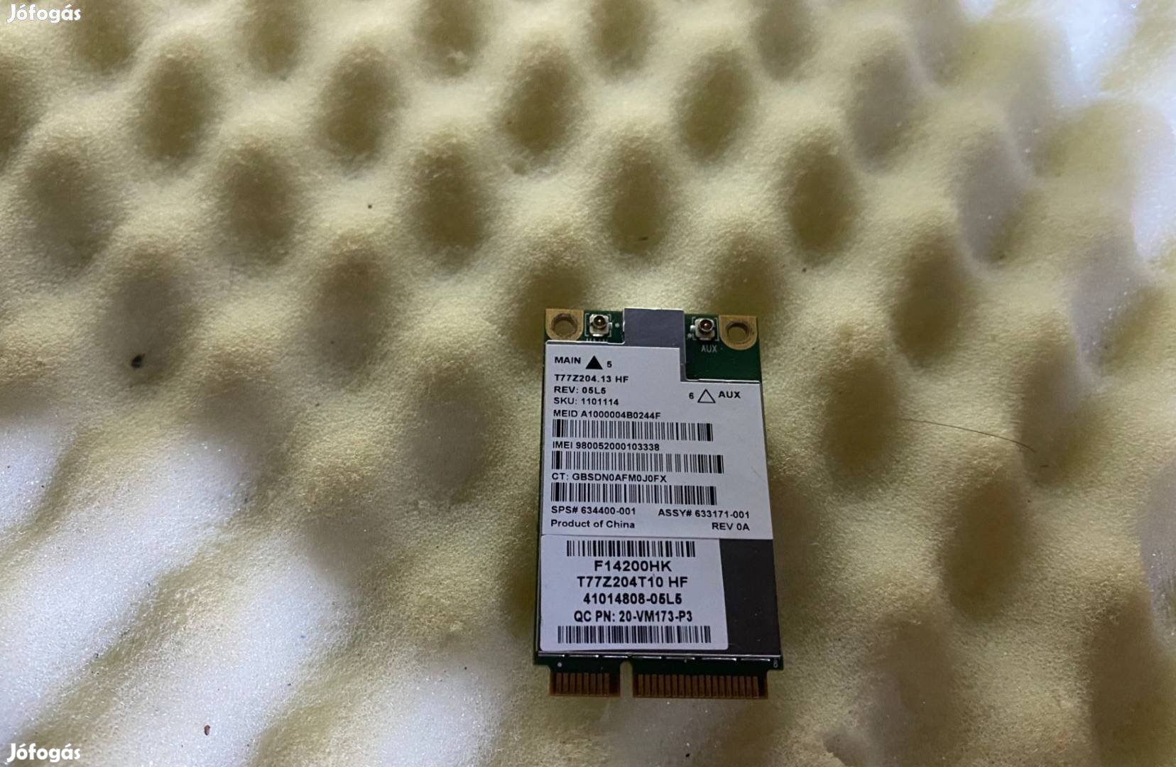HP Qualcomm Gobi3000 MC8355 Pcie HSDPA Evdo 3G modem 634400-001