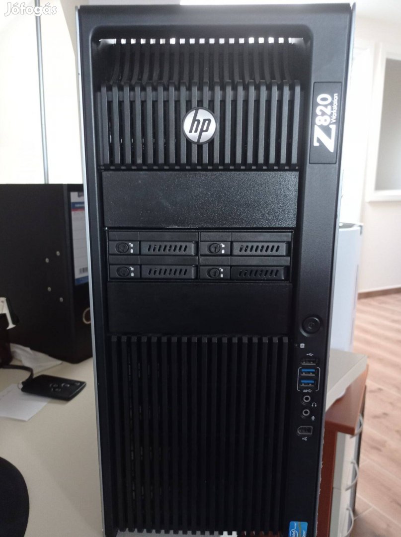 HP Z820 PC 128GB RAM, 2*Xeon CPU, Hotswap keret