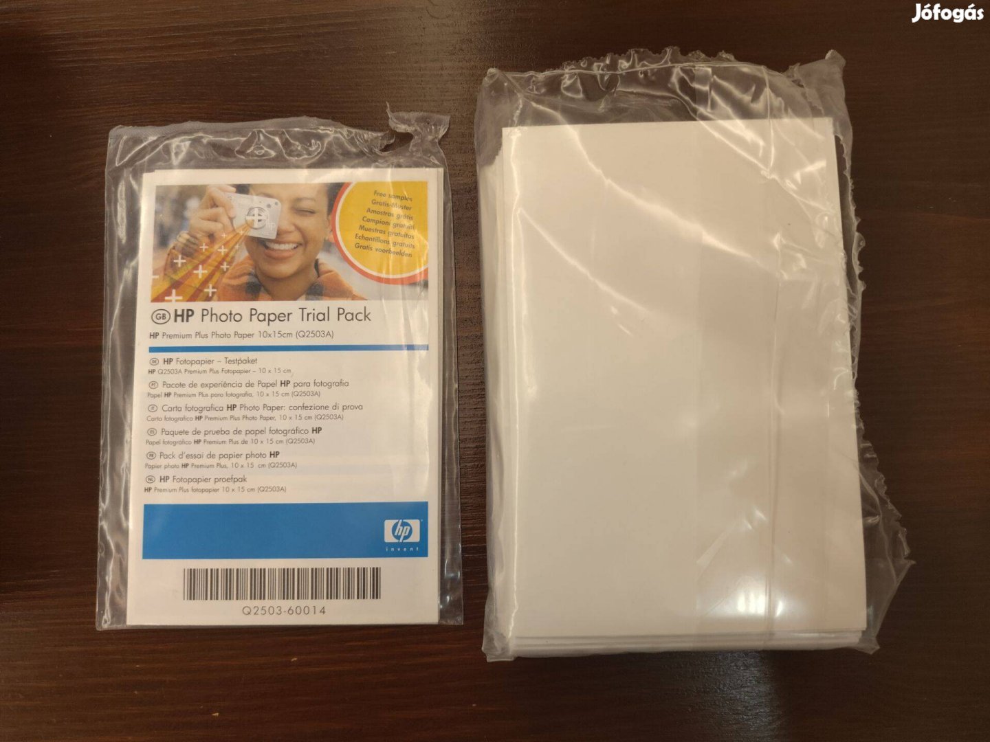 HP fotópapír 280 gr 10x15 cm bontott 100-as csomag