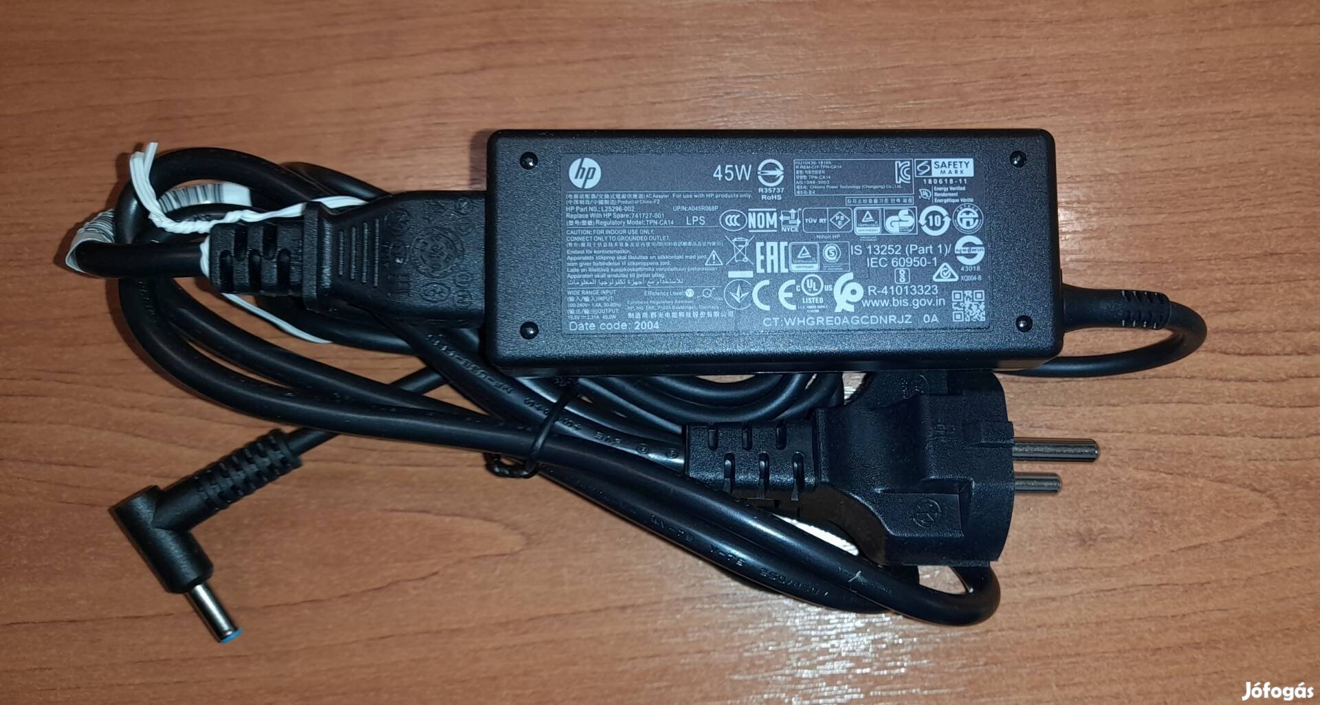 HP gyári hálózati töltő, adapter újonnan eladó 