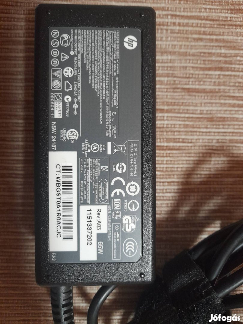 HP hálózati adapter, tápegység 