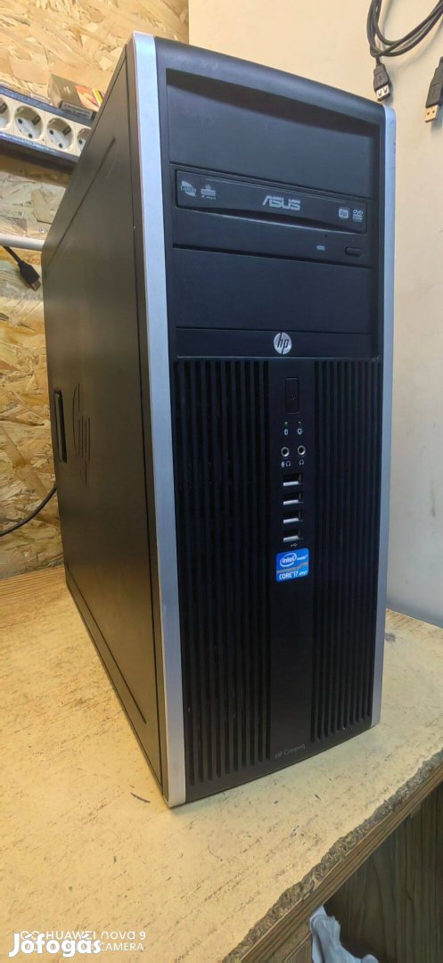 HP i7-2600 PC,8x3400mhz,8gb DDR3,250gb,Win10