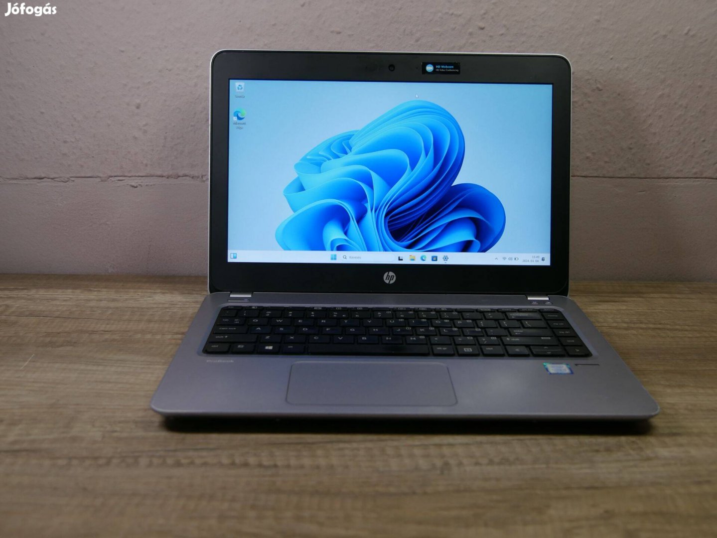 HP laptop 13,3" jó akksival + gari!
